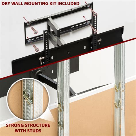 how to install tv bracket on metal studs|mounting tv into metal studs.